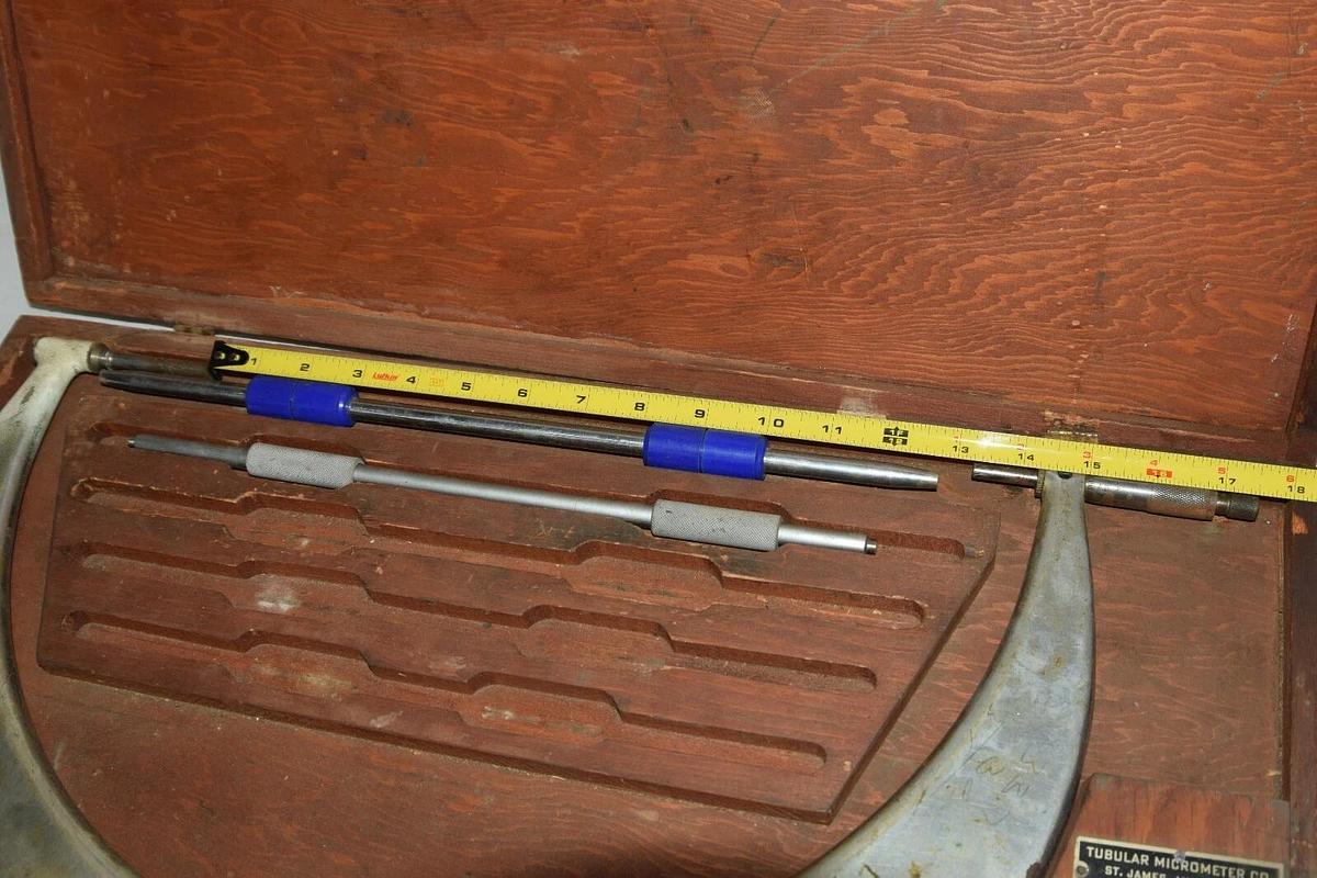 Used TUBULAR MICROMETER M016 MO16 12-16" M016-12 T016 M01612  Outside Standard Case