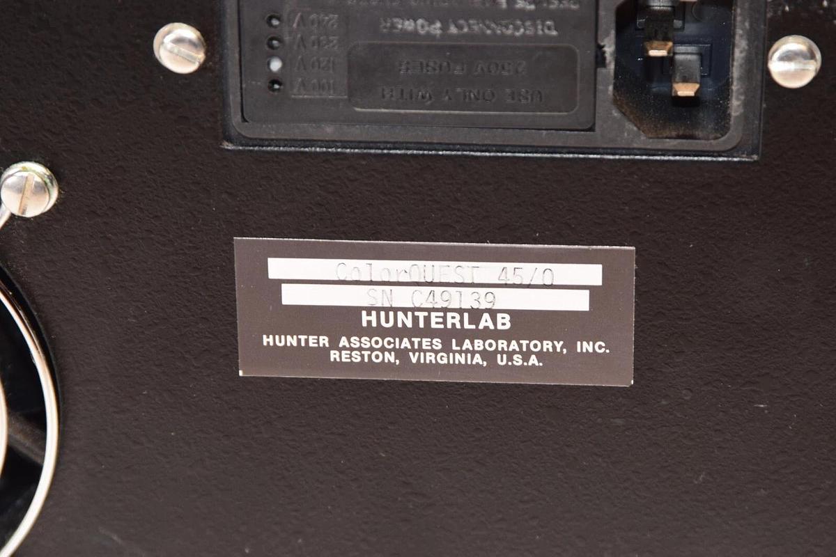 Used HUNTERLAB COLORQUEST 45/0 120V Spectrophotometer