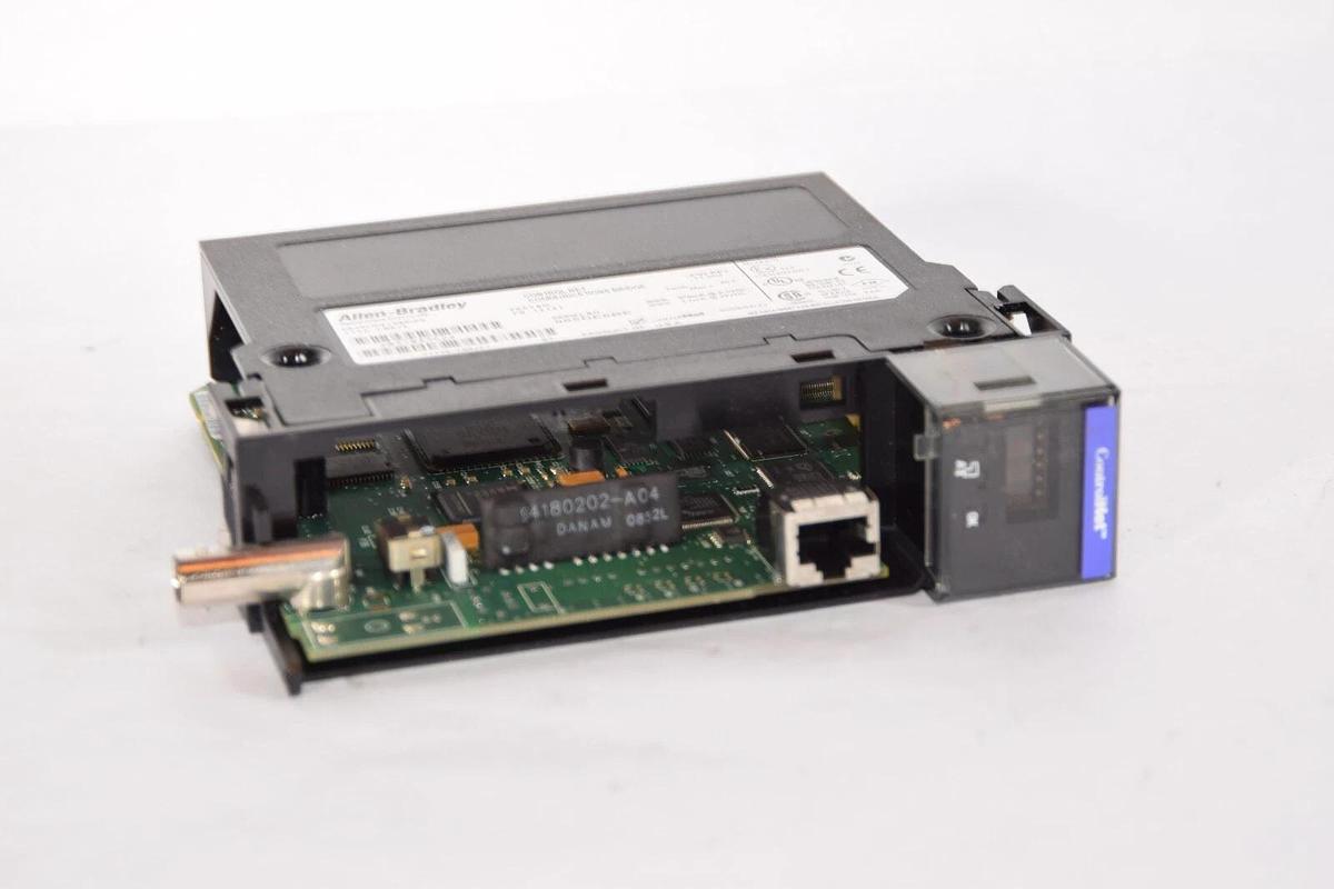 Used Allen Bradley 1756-CNB/E 1756-CNB Ser E Control Net Comm. Bridge *No Cover