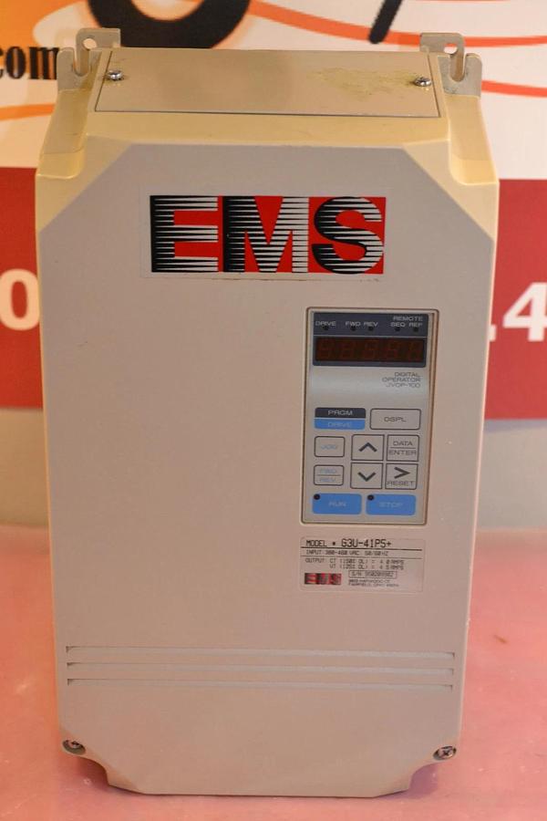 Used EMS MOTOR CONTROL CIMR-G3U41P5 CIMRG3U41P5 CIMR G3U41P5 5A 5 A AMPS