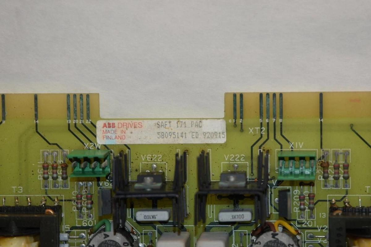 Used ABB STROMBERG  AMPLIFIER BOARD SAFT171PAC 58095141  SAFT 171 PAC   SAFT-171-PAC