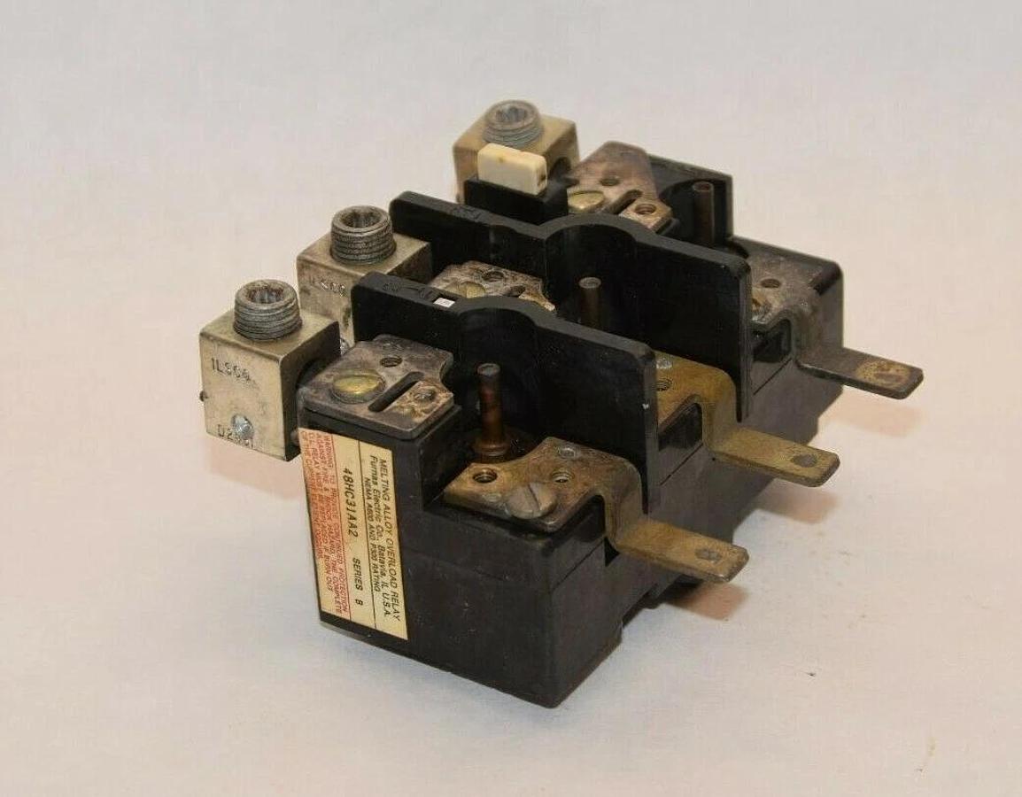 Used FURNAS 48HC31AA Series B Melting Alloy Overload Relay