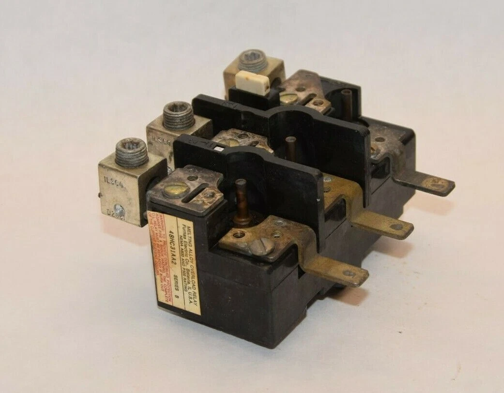 Used FURNAS 48HC31AA Series B Melting Alloy Overload Relay