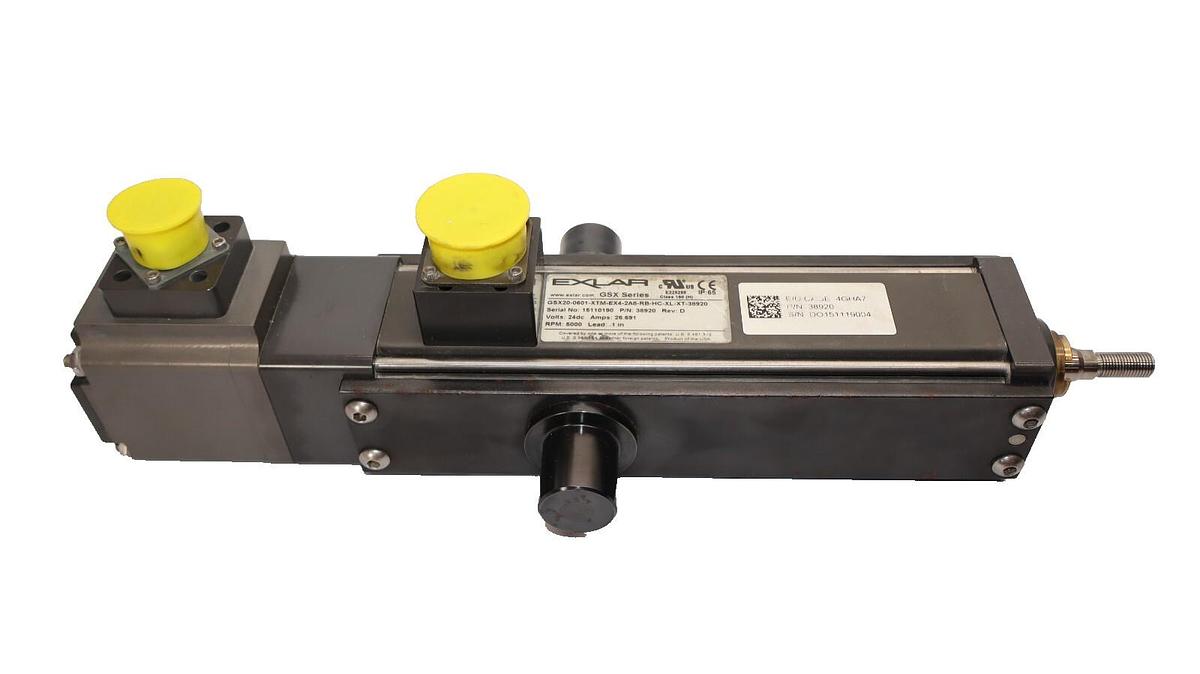 Used EXLAR GSX20-0601-XTM-EX4-2A8-RB-HC-XL-XT-38920 , 38920 , GSX Series Actuator