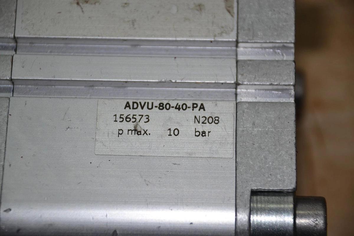 Used FESTO ADVU-80-40-PA COMPACT CYLINDER