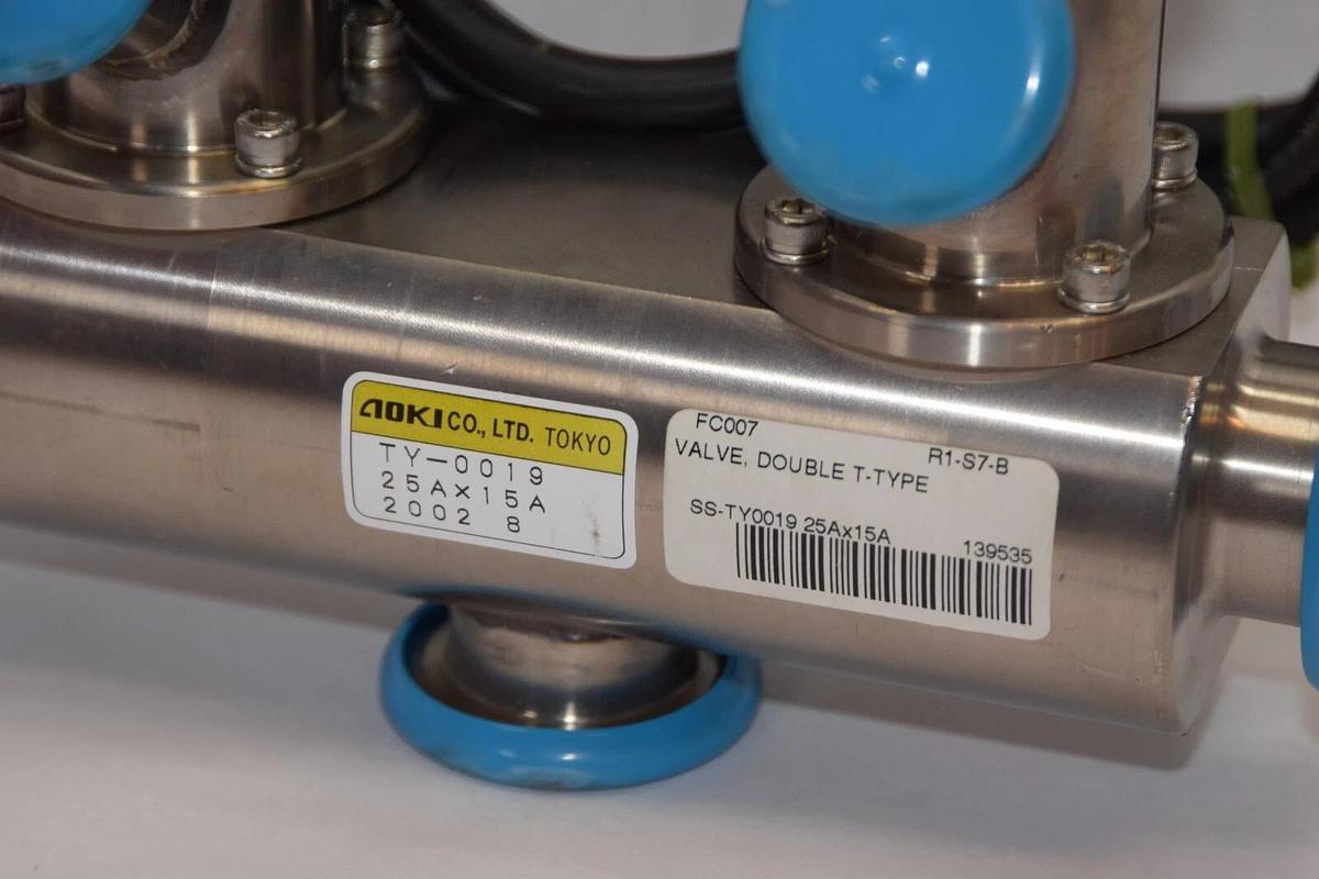 (NEW) AOKI CO. LTD TY-0019 25Ax15A , SS-TY0019 25Ax15A Stainless Sanitary Valve