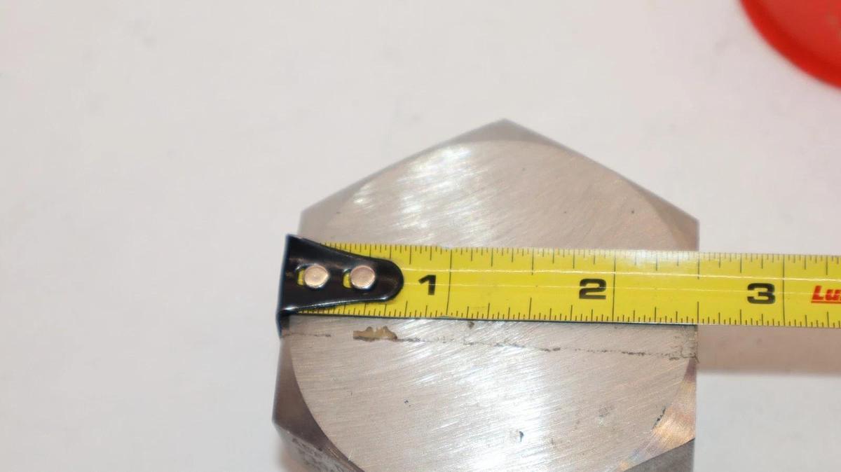 Hex Head Plug 2" Fitting Pipe Stainless Steel USA F304/304L XVD B16 SA182 (New)
