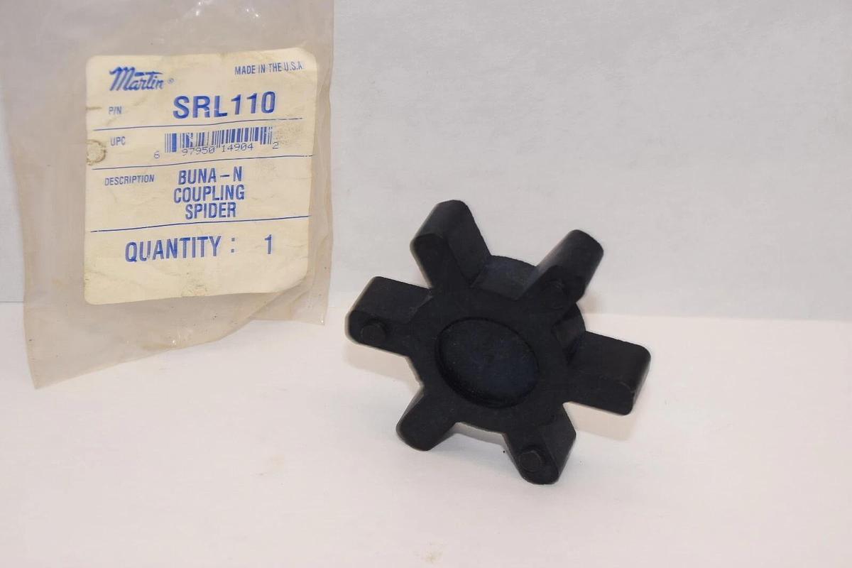 (NEW) MARTIN SRL110 BUNA-N Coupling Spider Insert