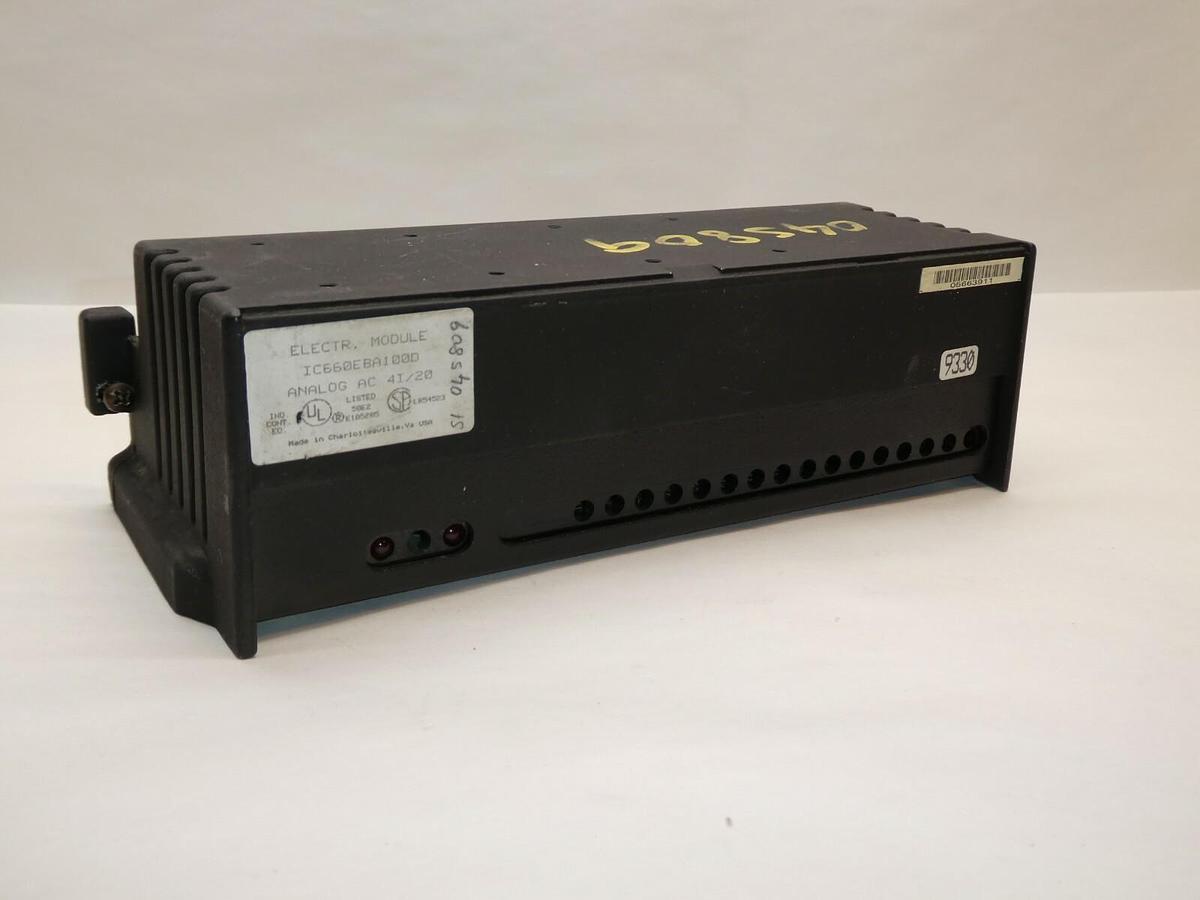 Used GE FANUC IC660EBA100D Electronic Module For I/O Block