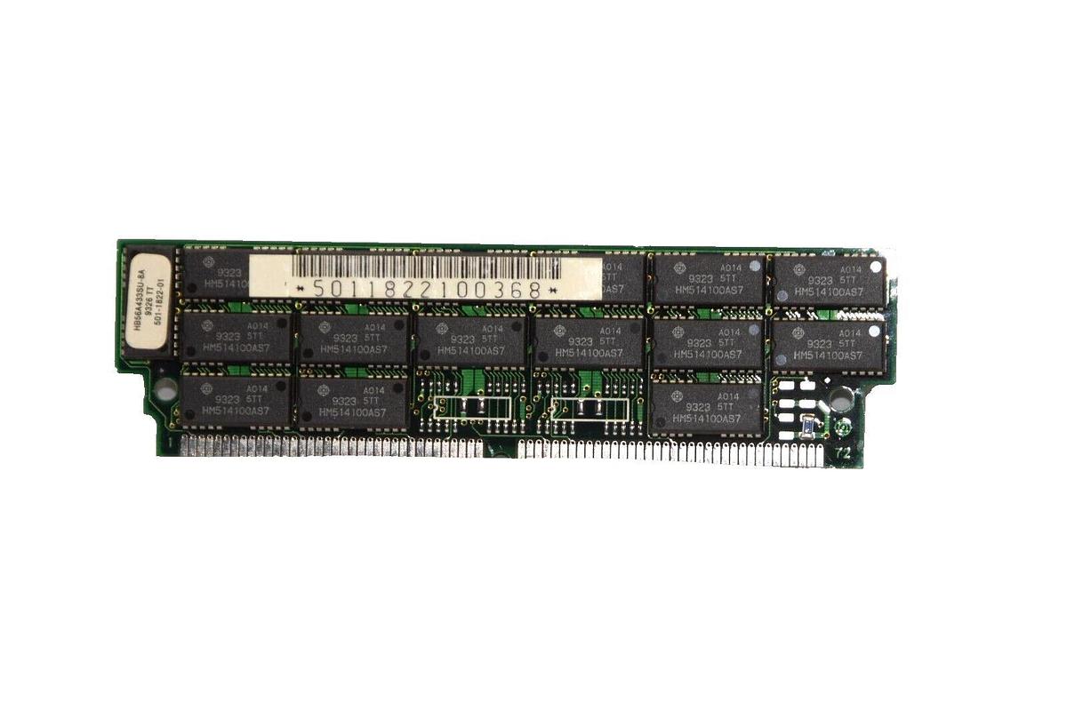 Used SUN MICROSYSTEMS HB56A433SU-8A , 501-1822-01 RAM Memory Board / Card