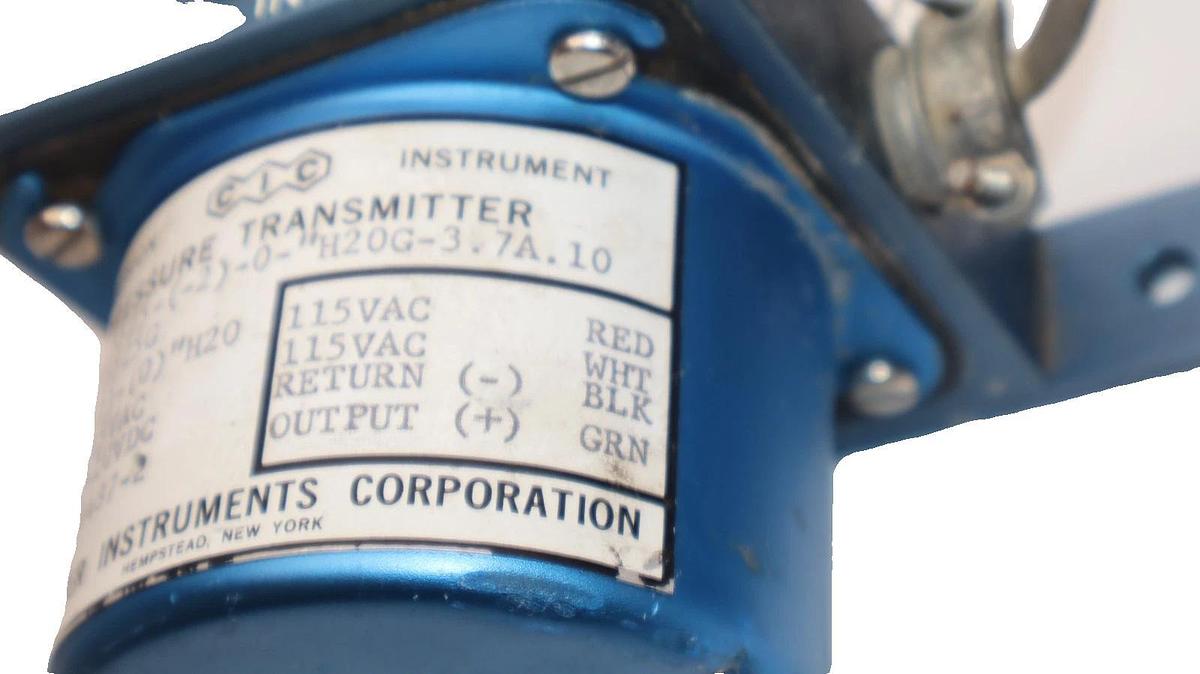 Used Computer Instruments Pressure Transmitter 5525-(-2)-0-"H20G-3.7A.10 (Lot of 2)