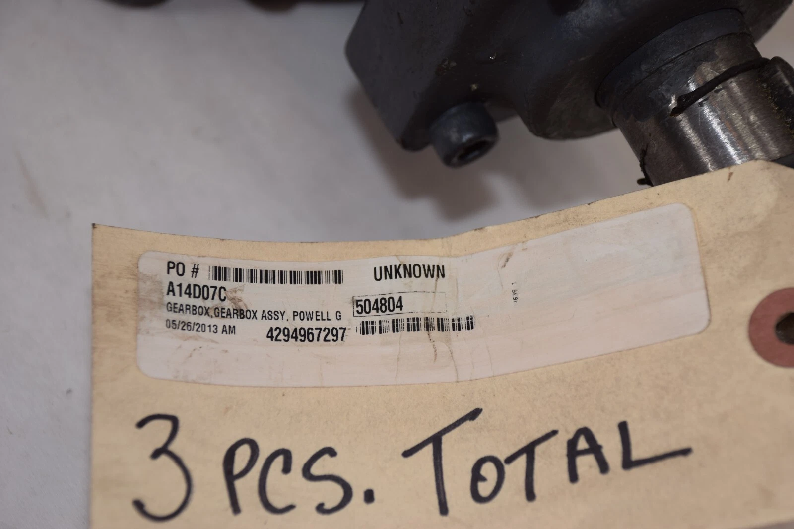 Used POWELL 504804 , 00ZS Stem Valve Gearbox Operator Hand Wheel