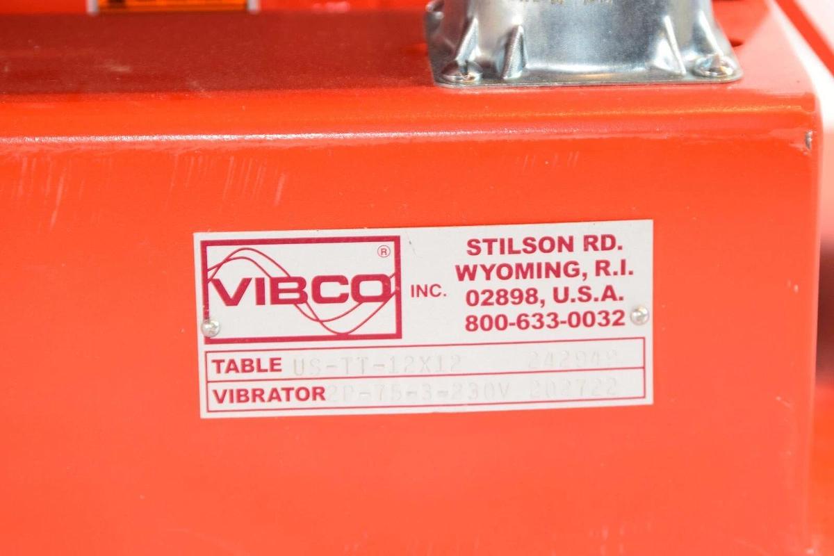 Used VIBCO Vibrating Vibrator Table US-TT-12X12  2P-75-3-230V