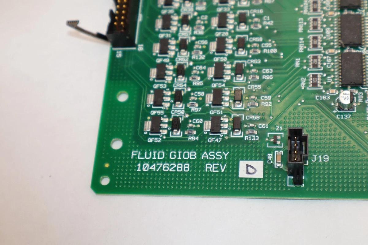 Used SIEMENS 10476288 Rev D PL07941613 Fluid Giob Assy Circuit Board /Card