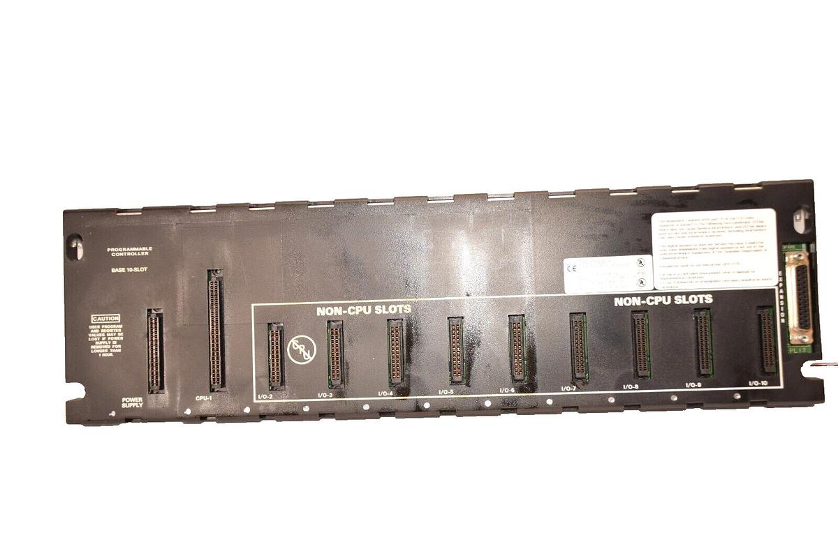 Used GE FANUC IC693CHS391K 10 Slot Expansion Base Rack