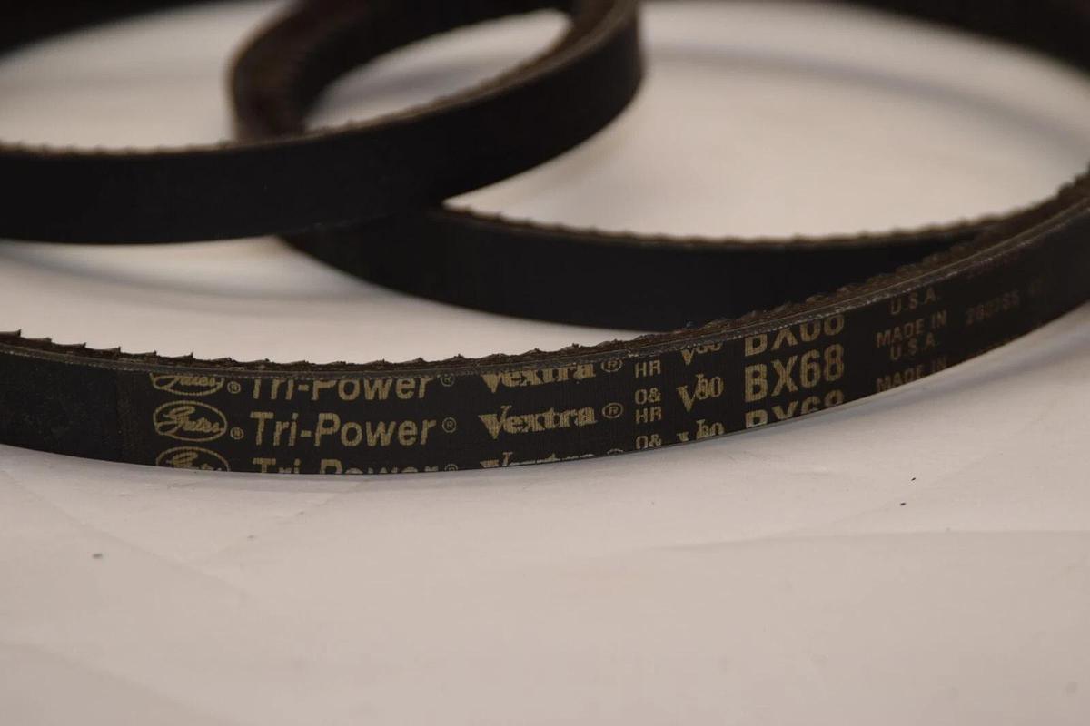 (NEW) GATES BX68 9013-2068 Tri-Power Cogged V-Belt USA