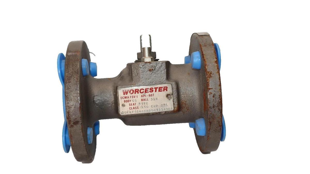 (NEW) WORCESTER Valve OCMA FSV-1 API-607 CS Body 316 Ball