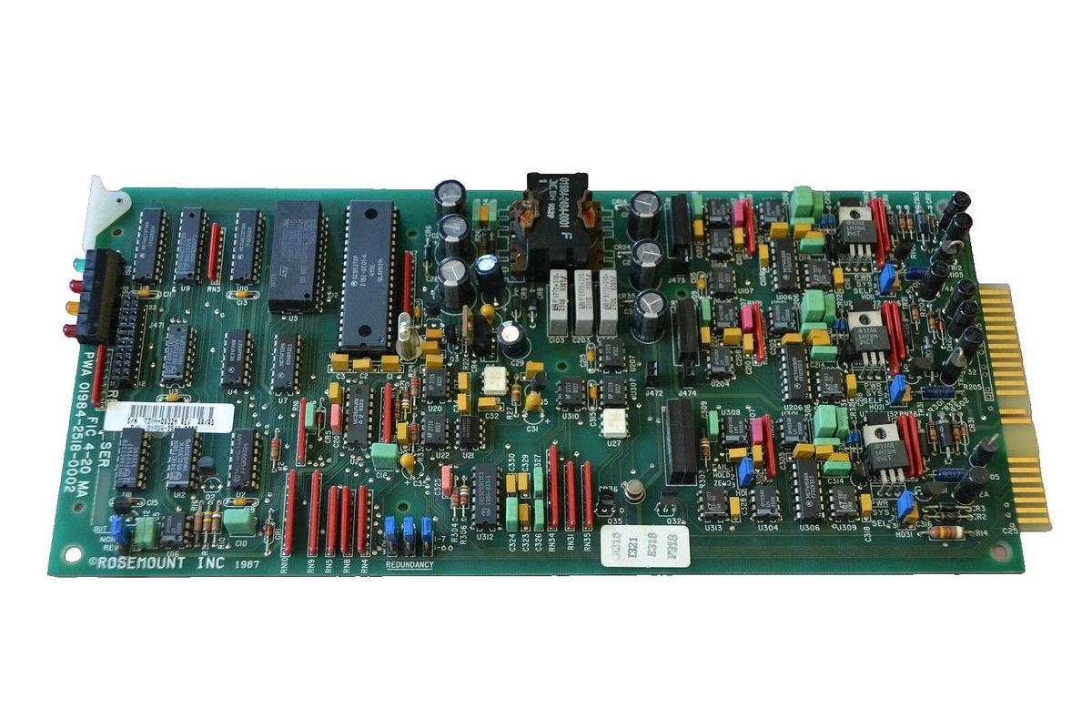 Refurbished FISHER ROSEMOUNT CIRCUIT BOARD PWA 01984-2518-0002 PWA0198425180002 REV. AA/AG