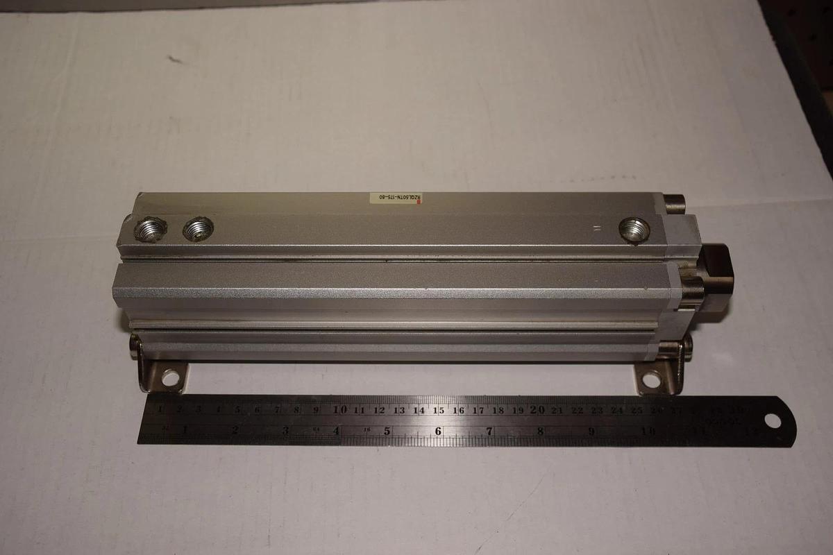 Used SMC RZQL50TN-175-80 RZQL50TN17580 145psi 1-3/8" 4" STROKE AIR CYLINDER