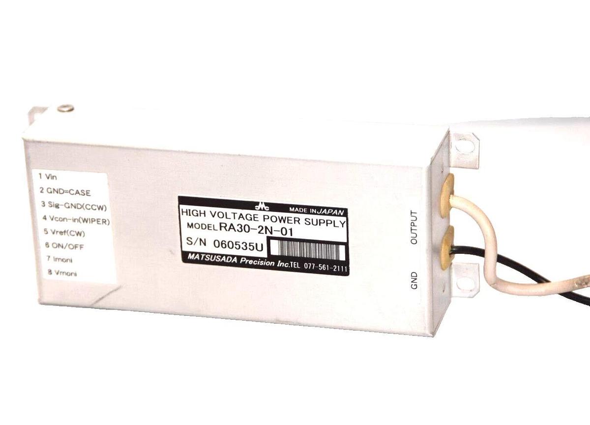Used MATSUSADA RA30-2N-01 High Voltage Power Supply