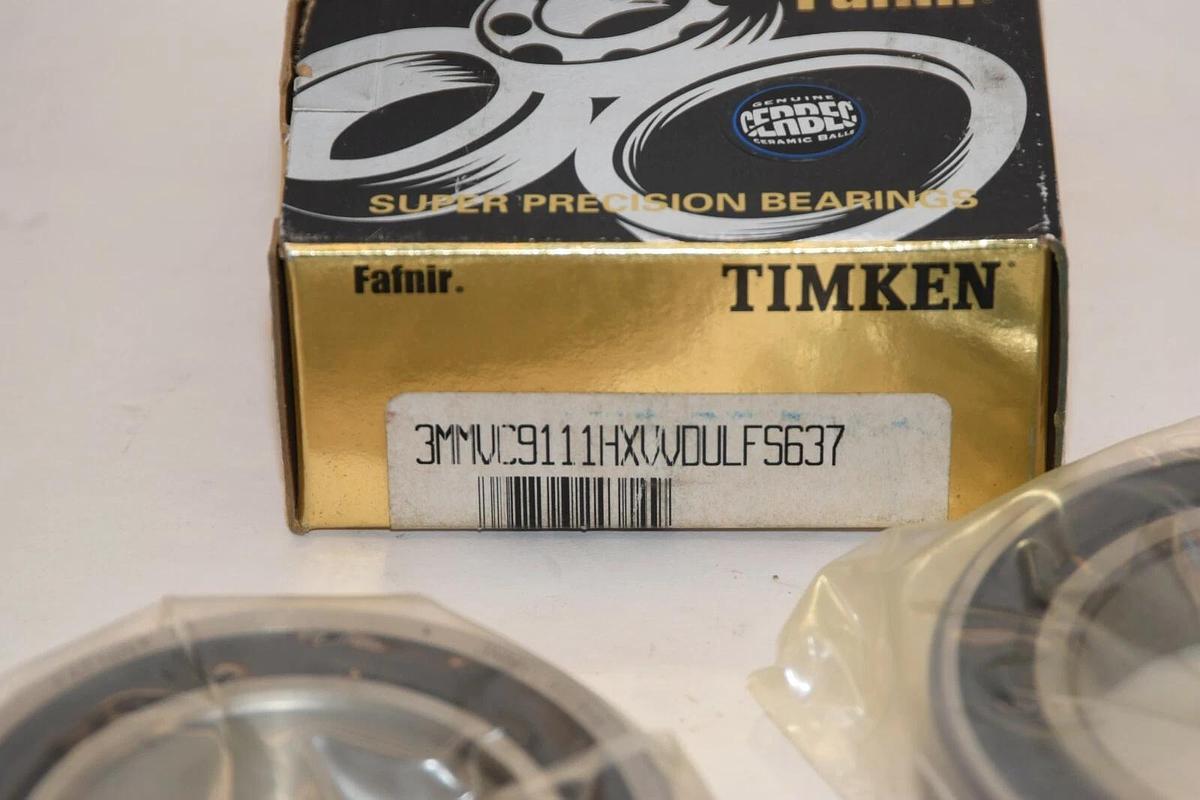 (New) TIMKEN Precision Bearing 3MMVC9111HXVVDULFS637  3MMVC9111HX VV DUL FS637