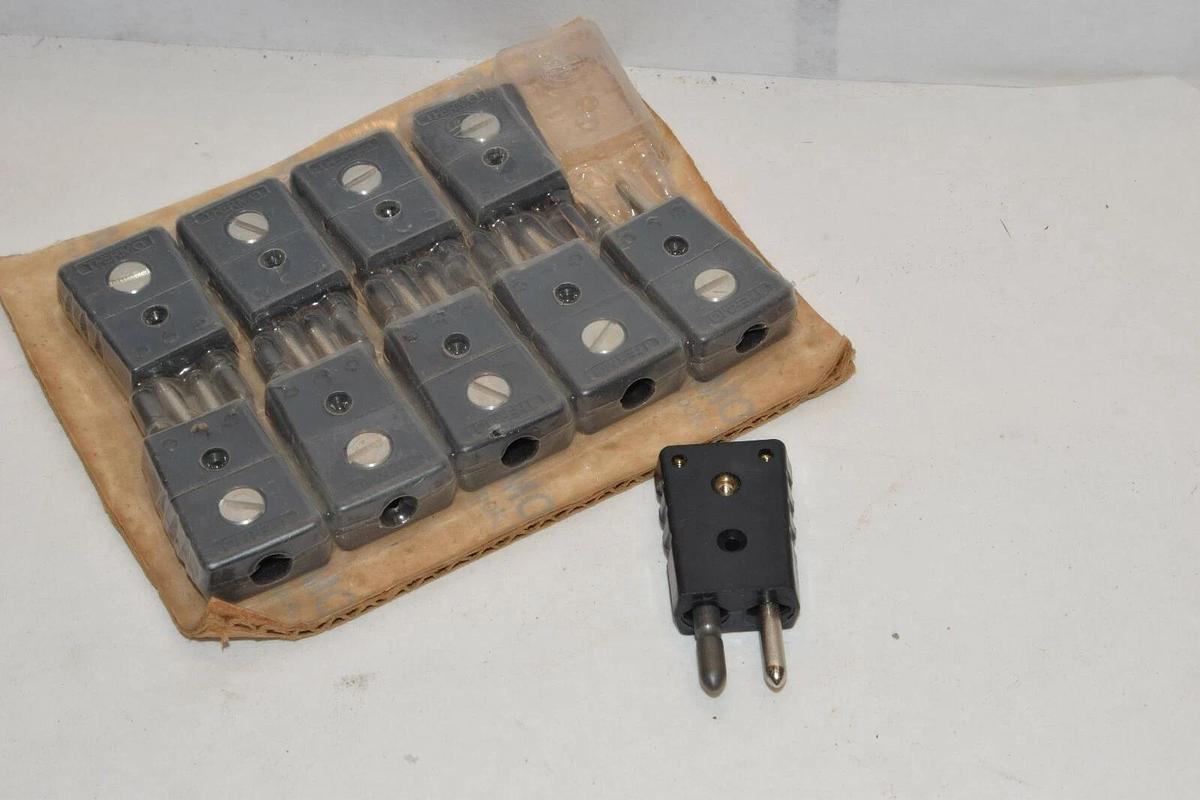 NEW (LOT OF 10) THEMO-KINETICS MALE THERMOCOUPLER