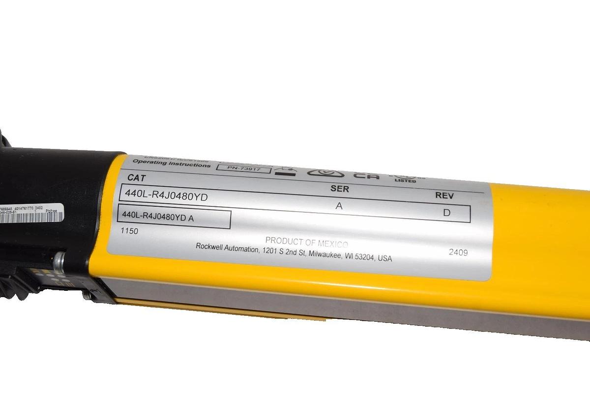 Used Allen Bradley Guardmaster AB Safety light curtain 440L-R4J0480YD Reciever