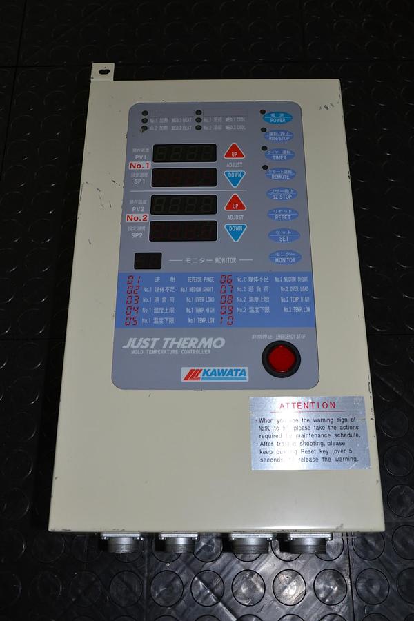 Used Kawata Just Thermo Mold Temperature Controller B2 20-0751-1 20 0751 1 2007511