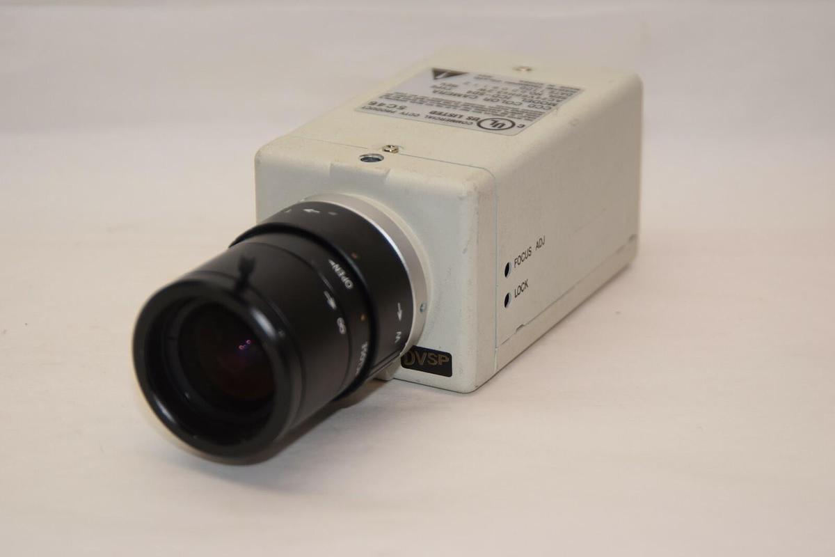 Used IKEGAMI ICD-504 24V 3.2W CCD Camera W/ Computar Megapixel 4.5-13.2mm 1:1.8 Lens