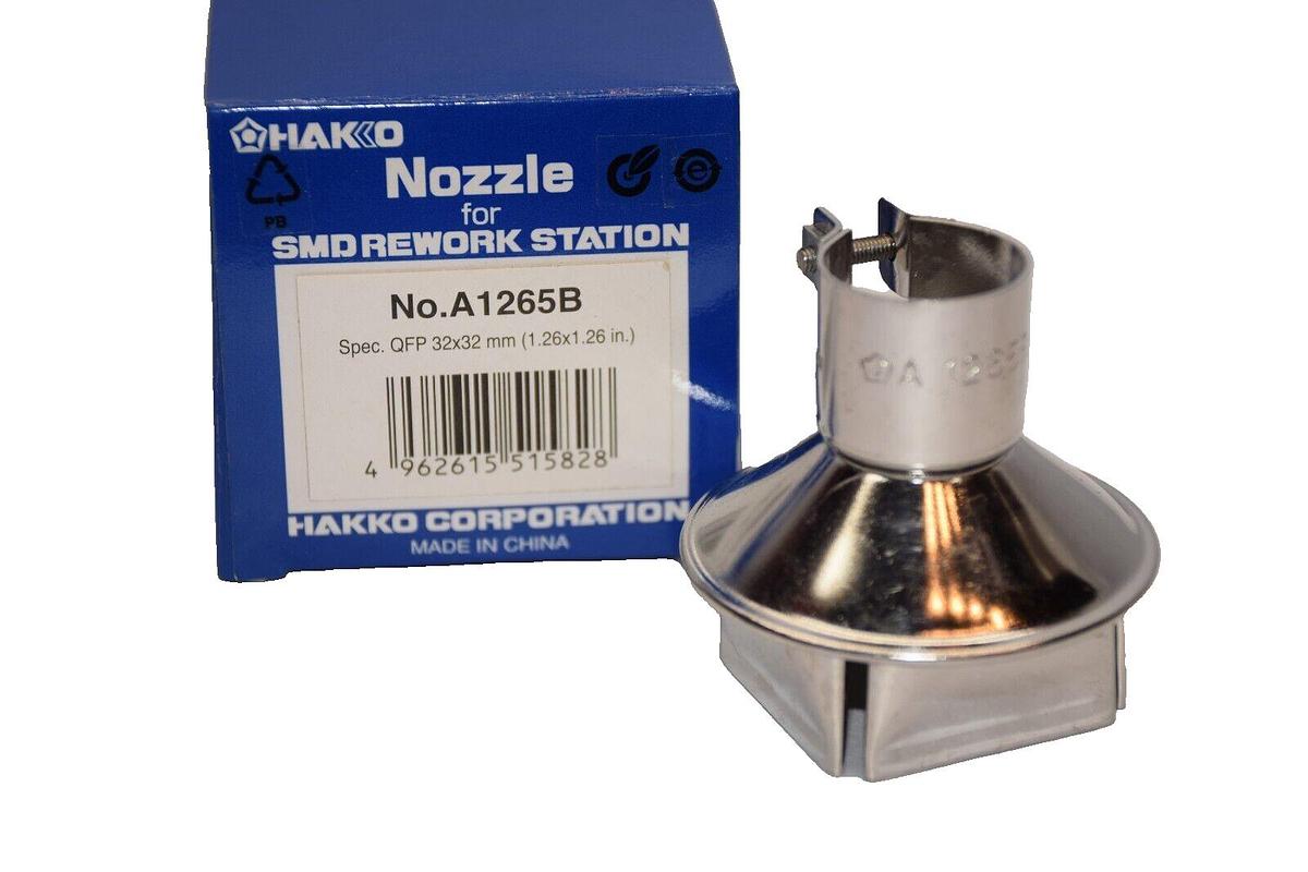 (NEW) HAKKO CORPORATION A1265B 32x32mm Hot Air Desoldering Nozzle