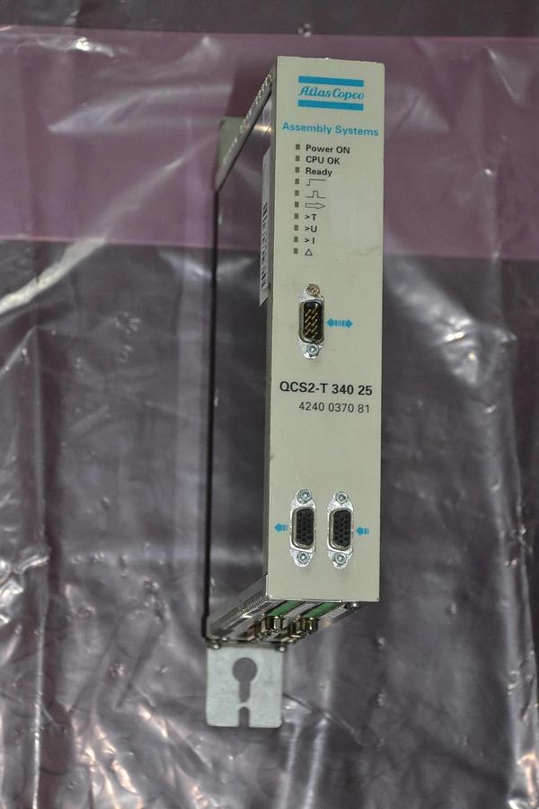 Used ATLAS COPCO CONTROLS 4240 0366 81 QCM2-T QCM2 T 34015 4240036681