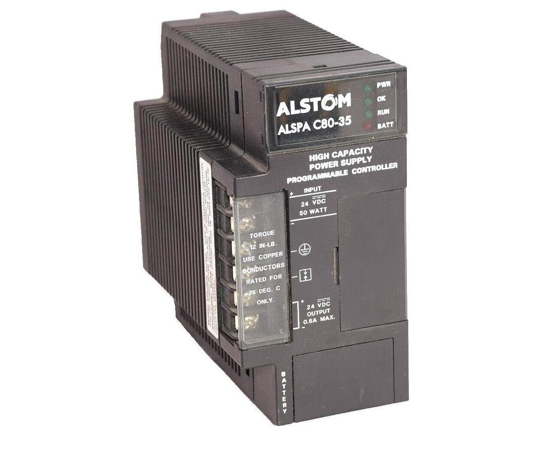 Used GE FANUC / ALSTOM CE693PWR331B 24Vdc Hi-Cap 30W Power Supply Module