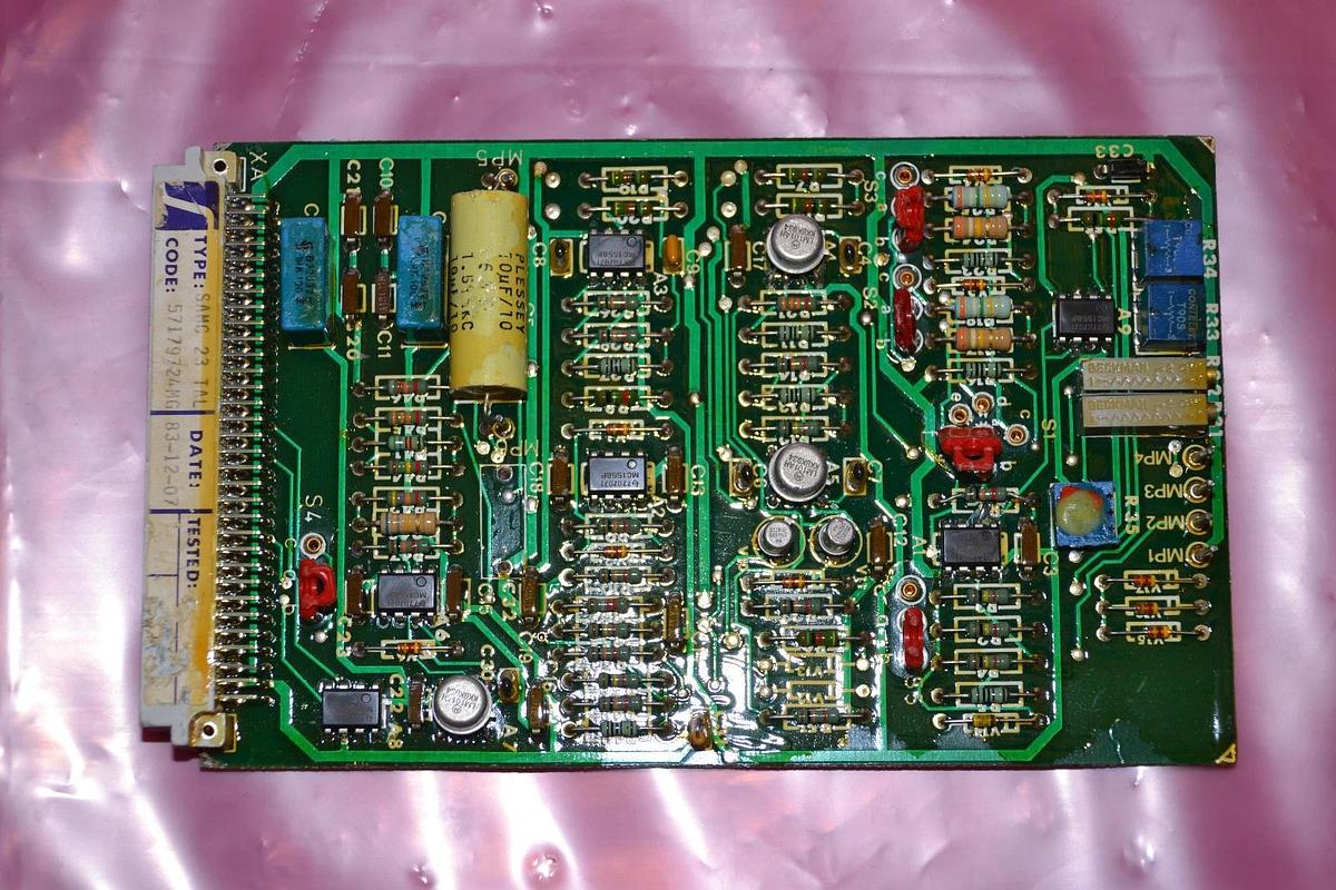 Used ABB STROMBERG CIRCUIT BOARD CARD SAMC 23 TAL 57179724MG