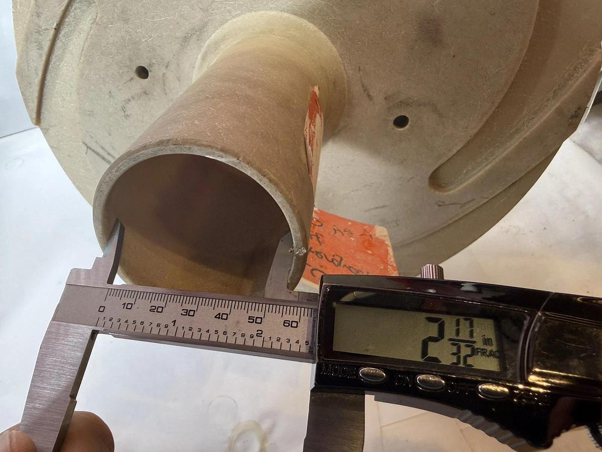 Goulds 200-15220 6 vane 15" Pump Impeller W/INT Sleeve GA-204 00268C001D 13.75"