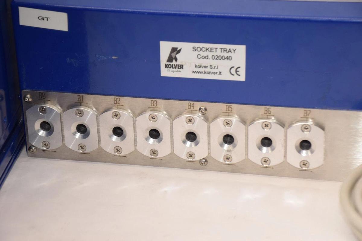 Used Kolver EDU 1AE/LTP/PLC/CC Power Supply Control Unit w/ Socket Tray 020040