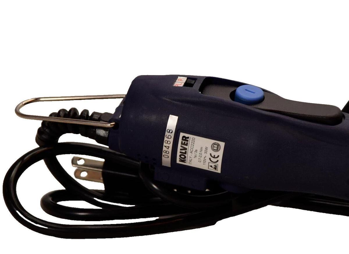 Used Kolver ACC2220 ACC Push Lever Inline Torque Driver Screwdriver 6.2-17. T  .7-2Nm