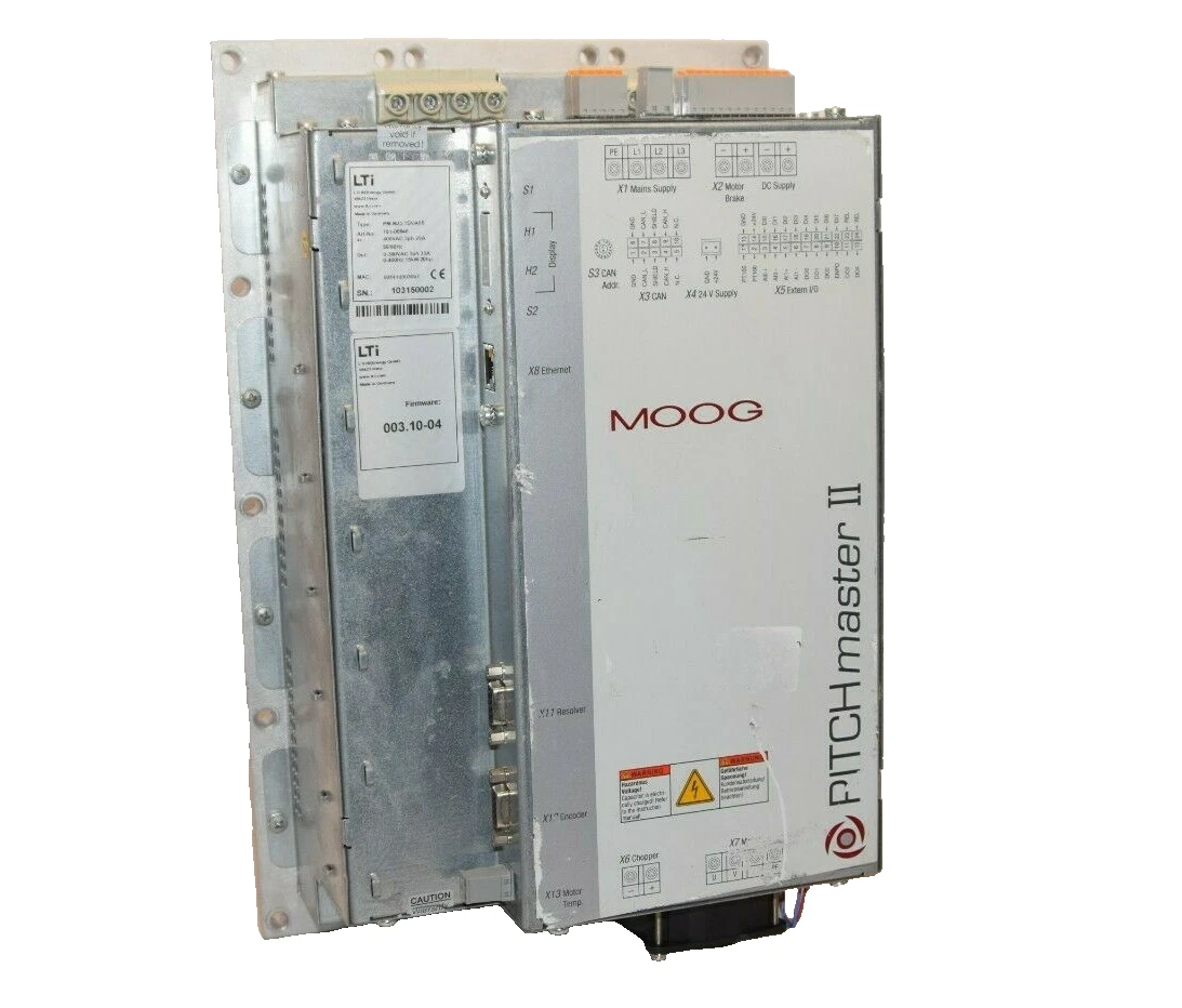 MOOG PM-M25.1DVA0S 400Vac 3Ph 25A 50/60Hz Pitchmaster II Power Supply (NEW)