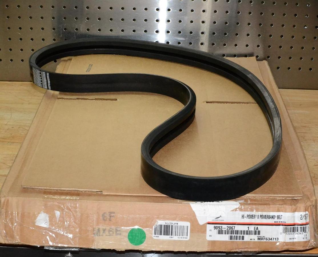 Gates V-Belt Belt 9093-2067 2/B67 2-B67 Hi-Power II Powerband (NEW)