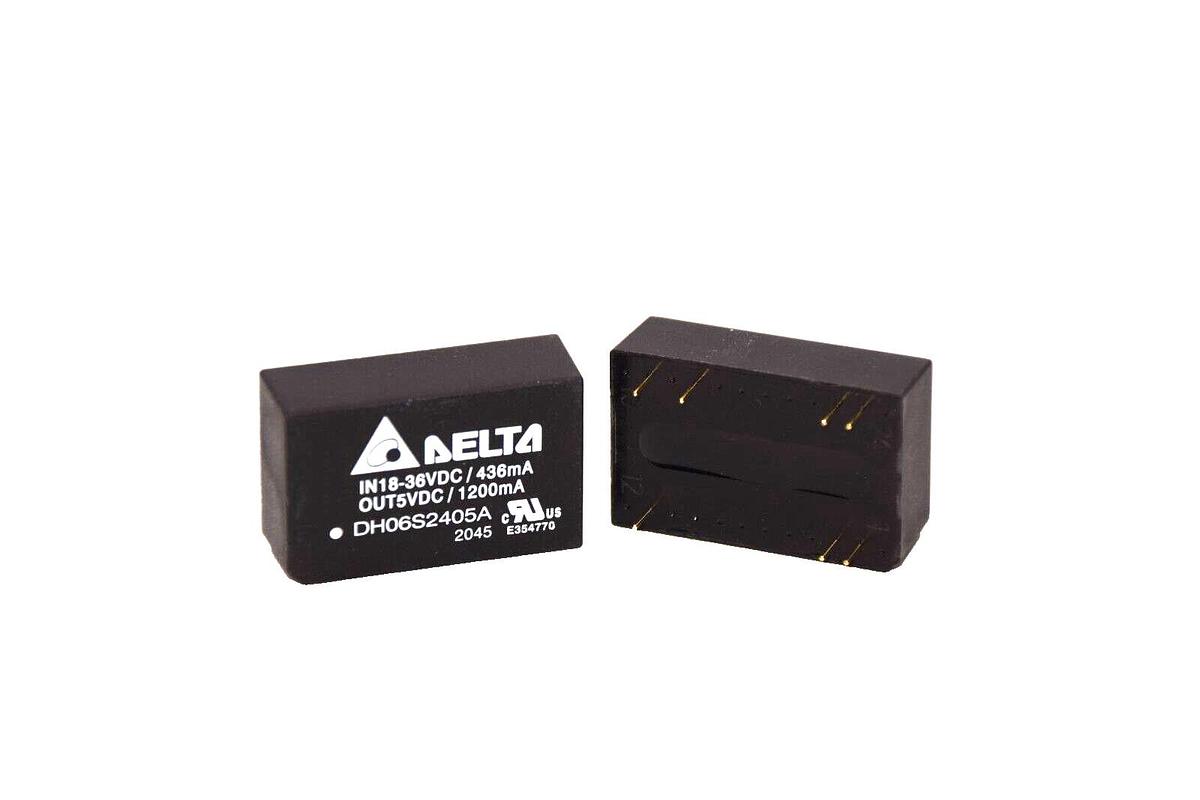 (NEW - Lot of 2) DELTA DH06S2405A Isolated DC/DC Converter