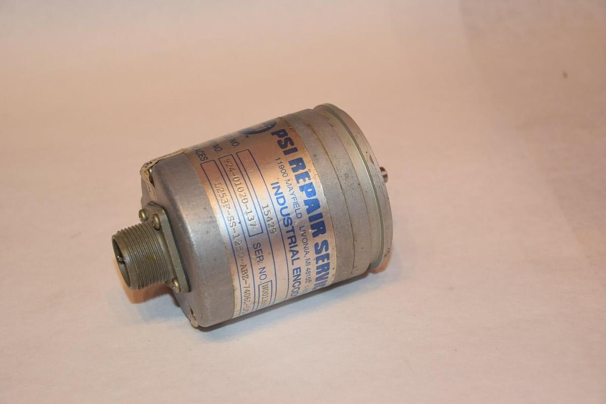 Used PSI 924-01020-137 15429 INDUSTRIAL ENCODER