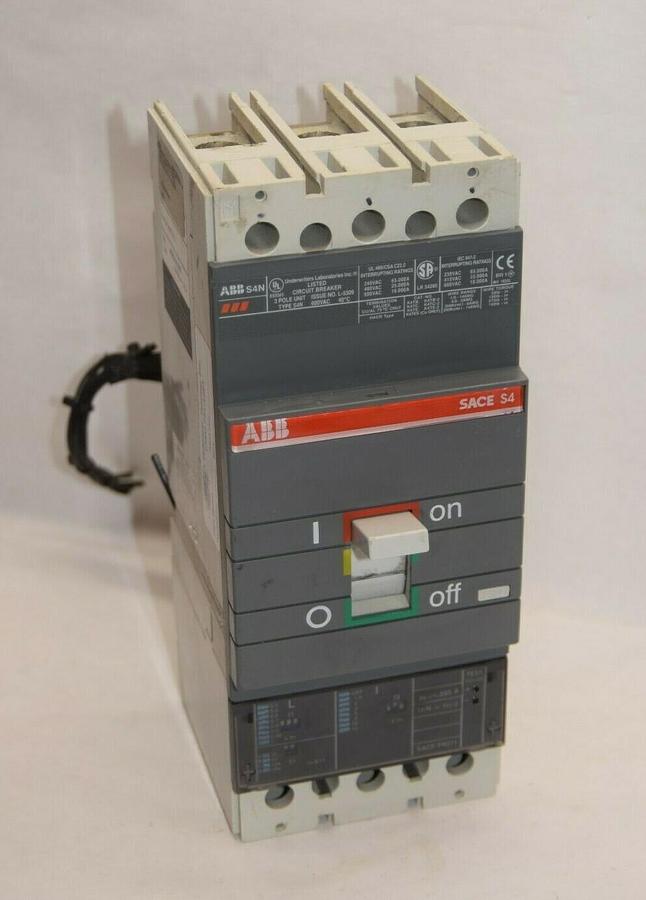 Used ABB 122160027-001 S4N250BESA1S8 3P 250A 250 Amp A Circuit Breaker