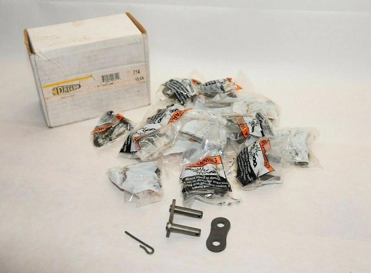 NEW Box of 15) DRIVES INCORPORATED 80-1D/OFF 80-1 Link Cottered Connecting Link