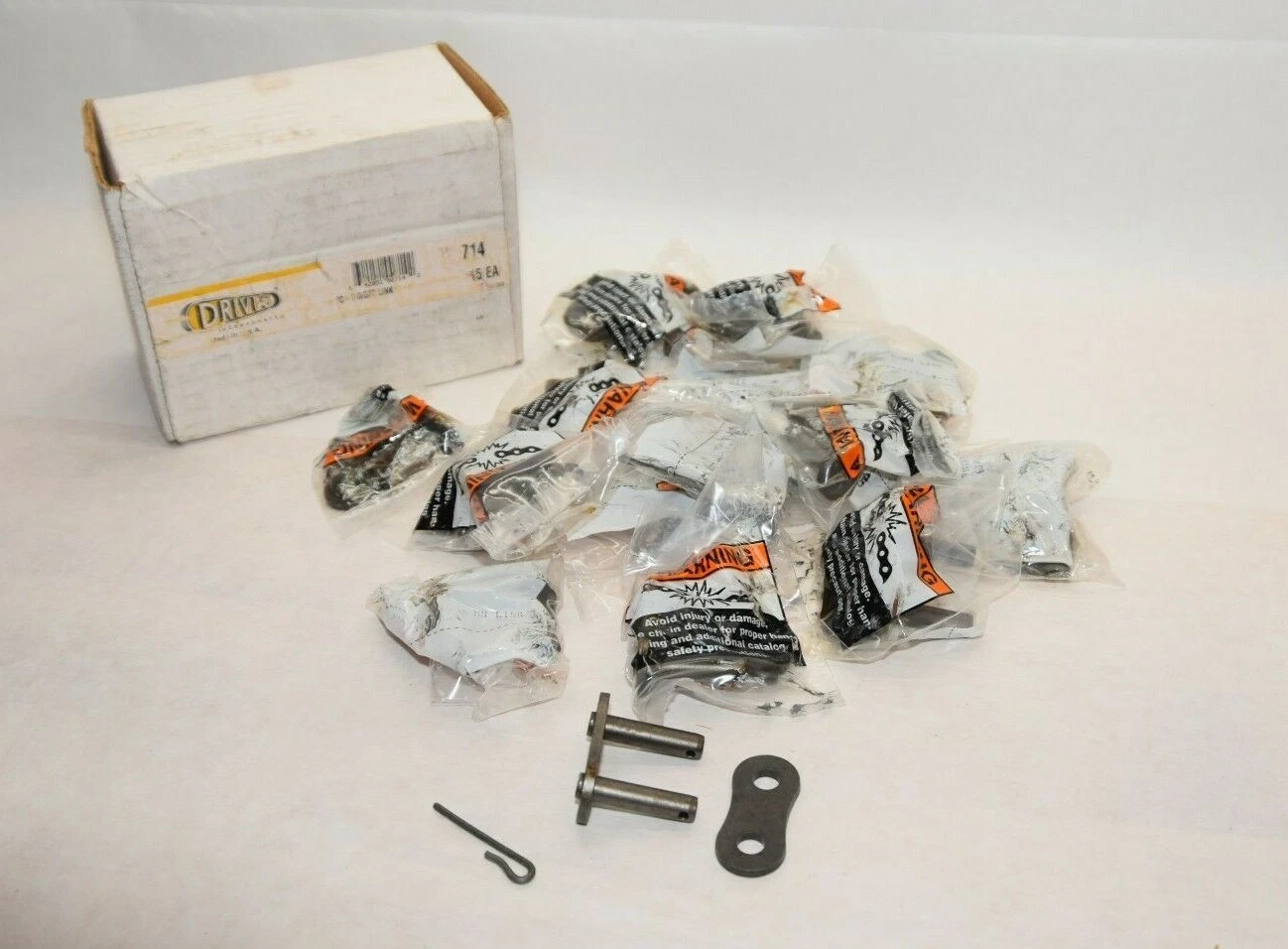 NEW Box of 15) DRIVES INCORPORATED 80-1D/OFF 80-1 Link Cottered Connecting Link