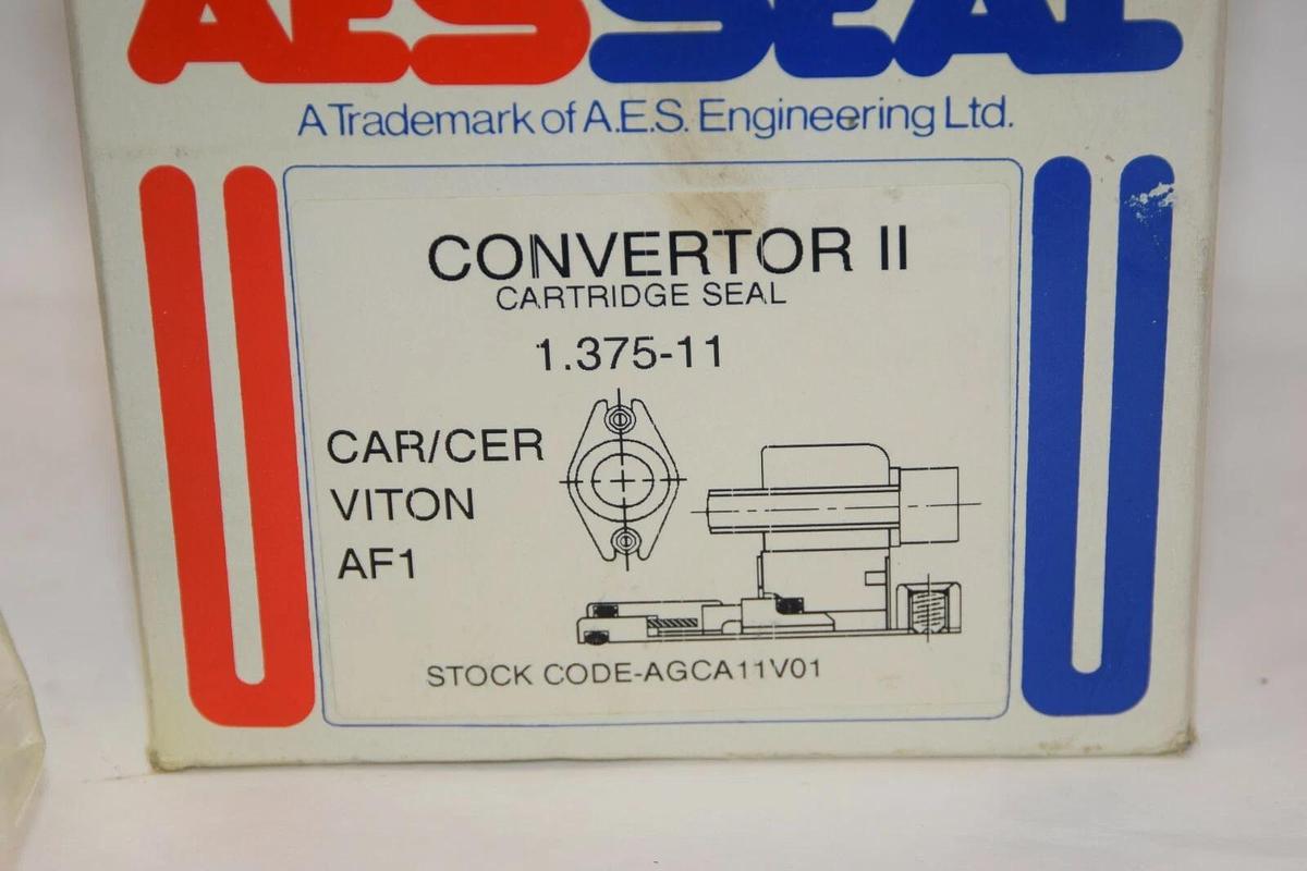 (NEW) AESSEAL Convertor II Cartridge Seal 1.375-11 AGCA11V01 135682