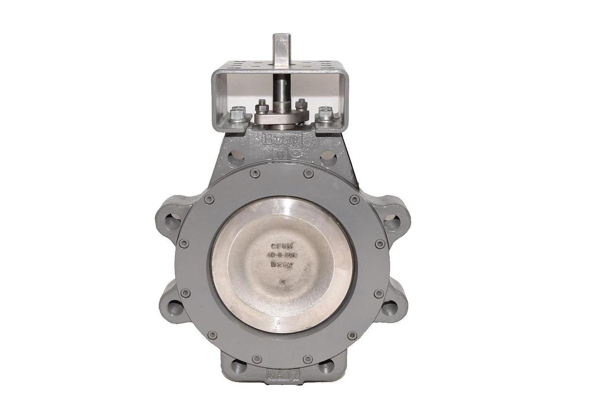 BRAY CONTROLS 6" Butterfly Valve 410600-11001466 CF8M 40-6-580 150# (NEW)