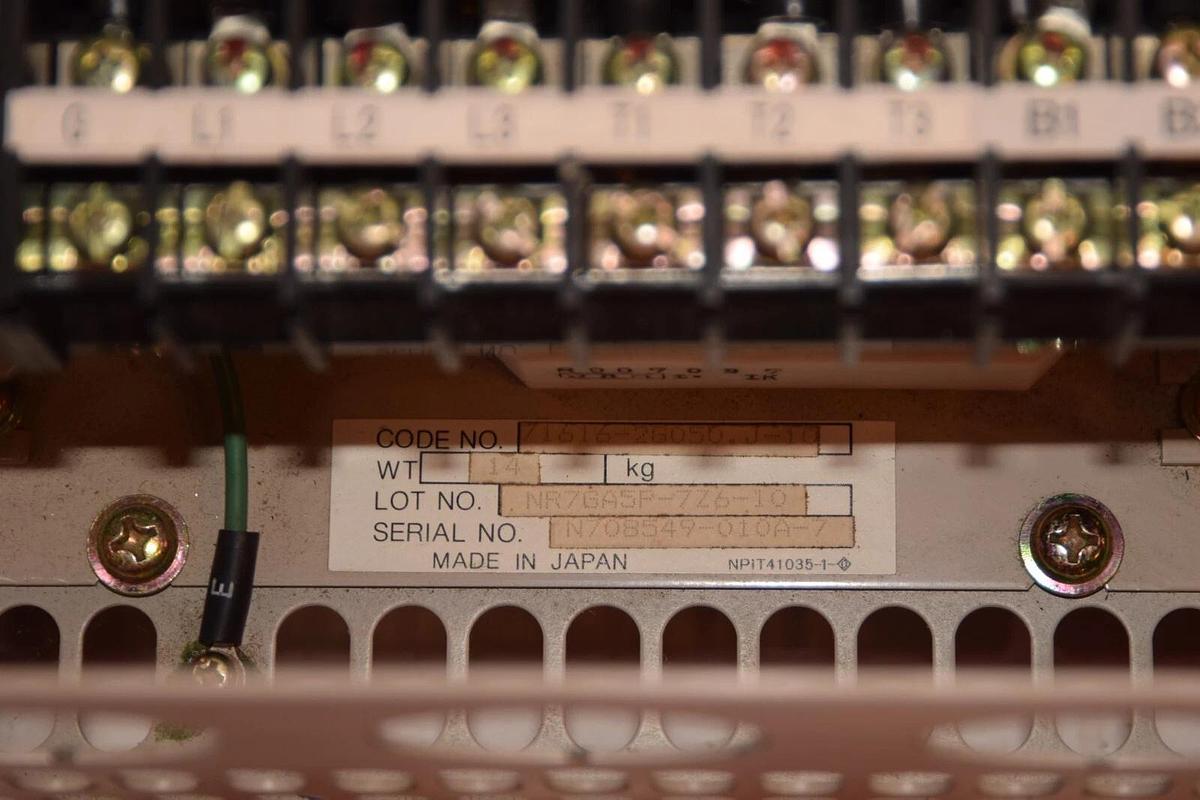 YASKAWA ELECTRIC Varispeed 616GII Drive 71616-2G050.J-10 NR7GA5P-7Z6-10 230v NEW