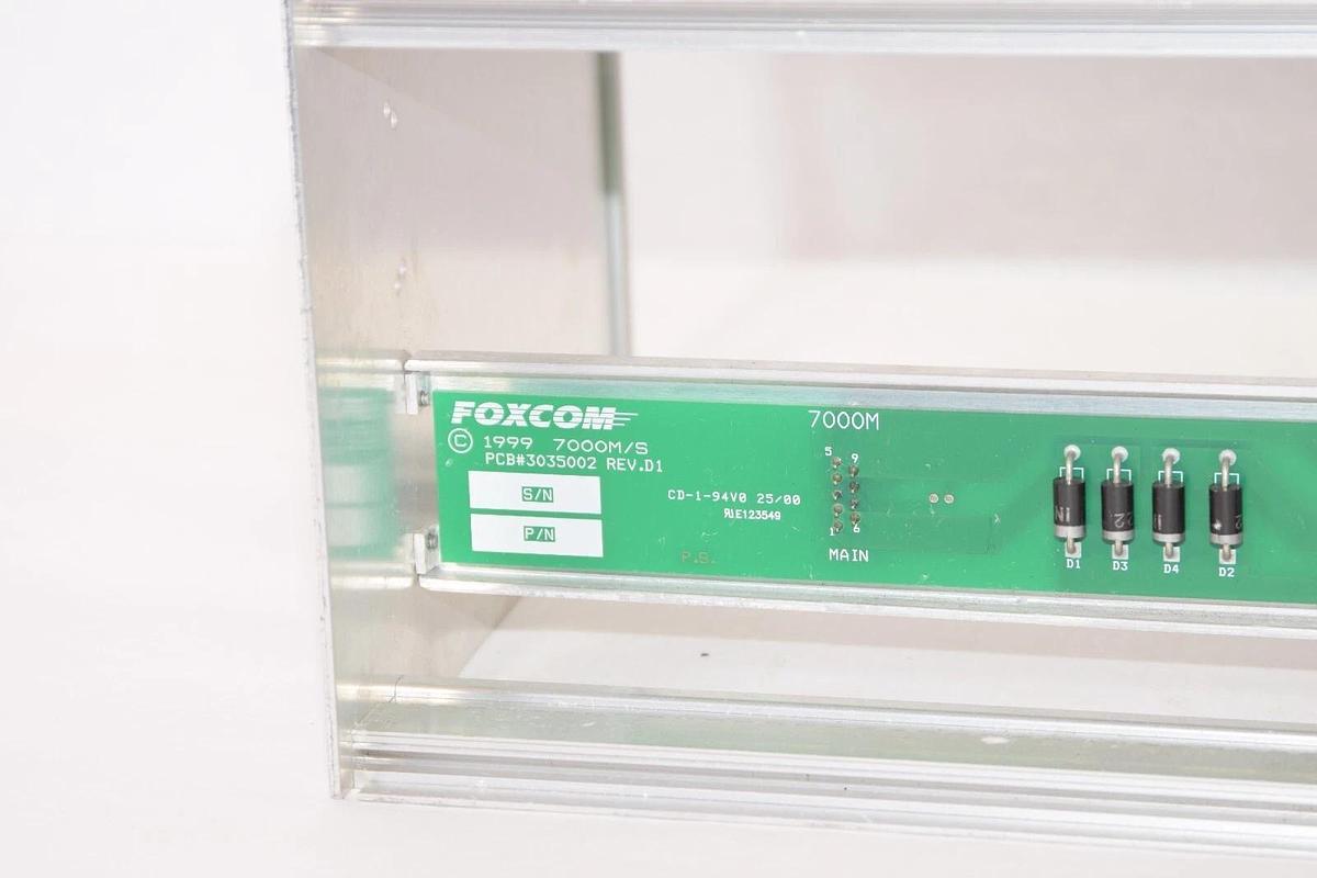 Used FOXCOM ITE 1999 7000M/S 3035002 D1 BackPane Chassis Bracket Rack