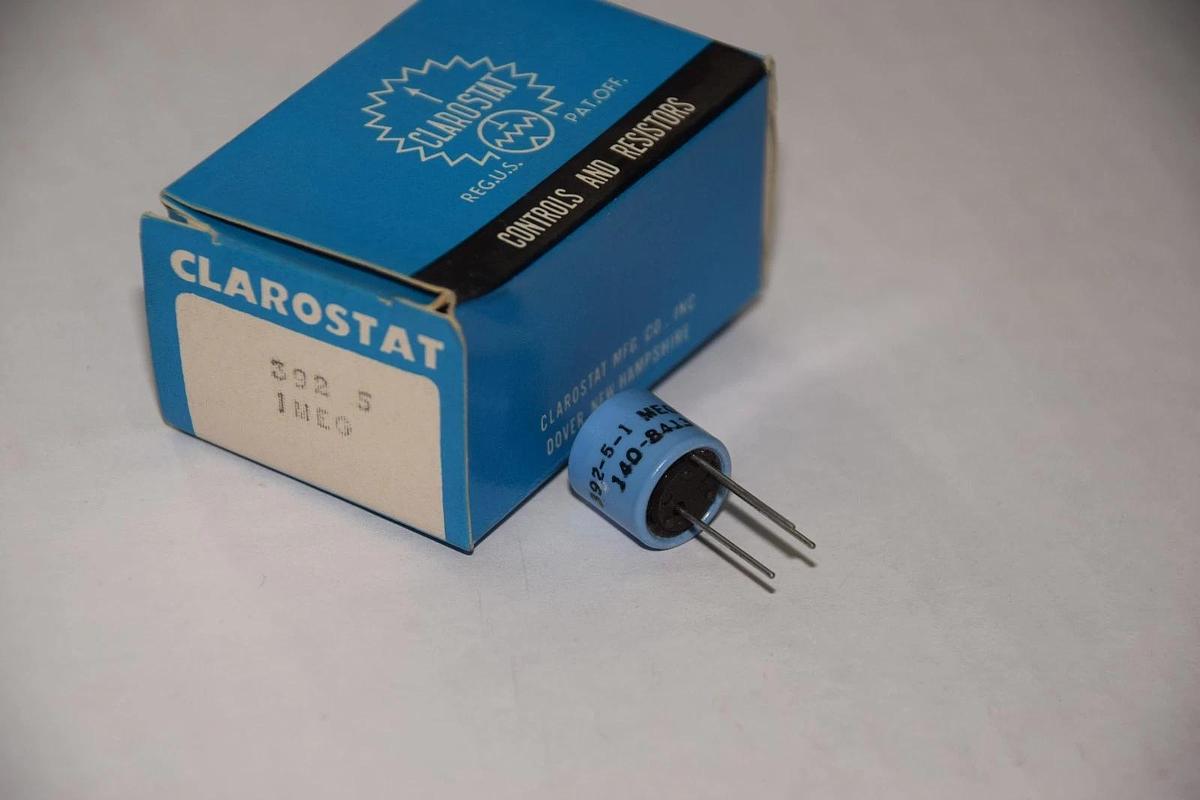 CLAROSTAT 392-5-1-MEG 39251MEG POTENTIOMETER NEW