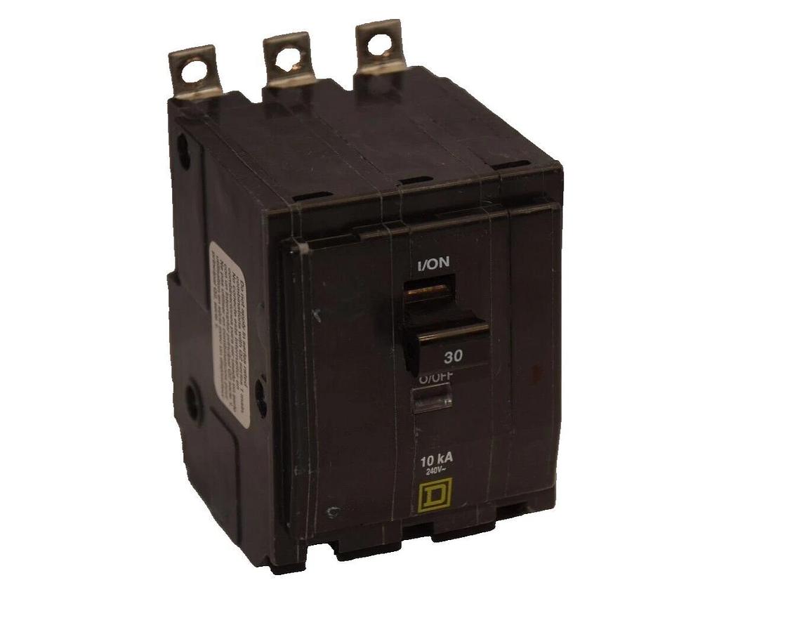 Square D Breaker DP-4075 HACR QOB 30A 30 Amp 3 Pole 3P 240v (New - old stock)