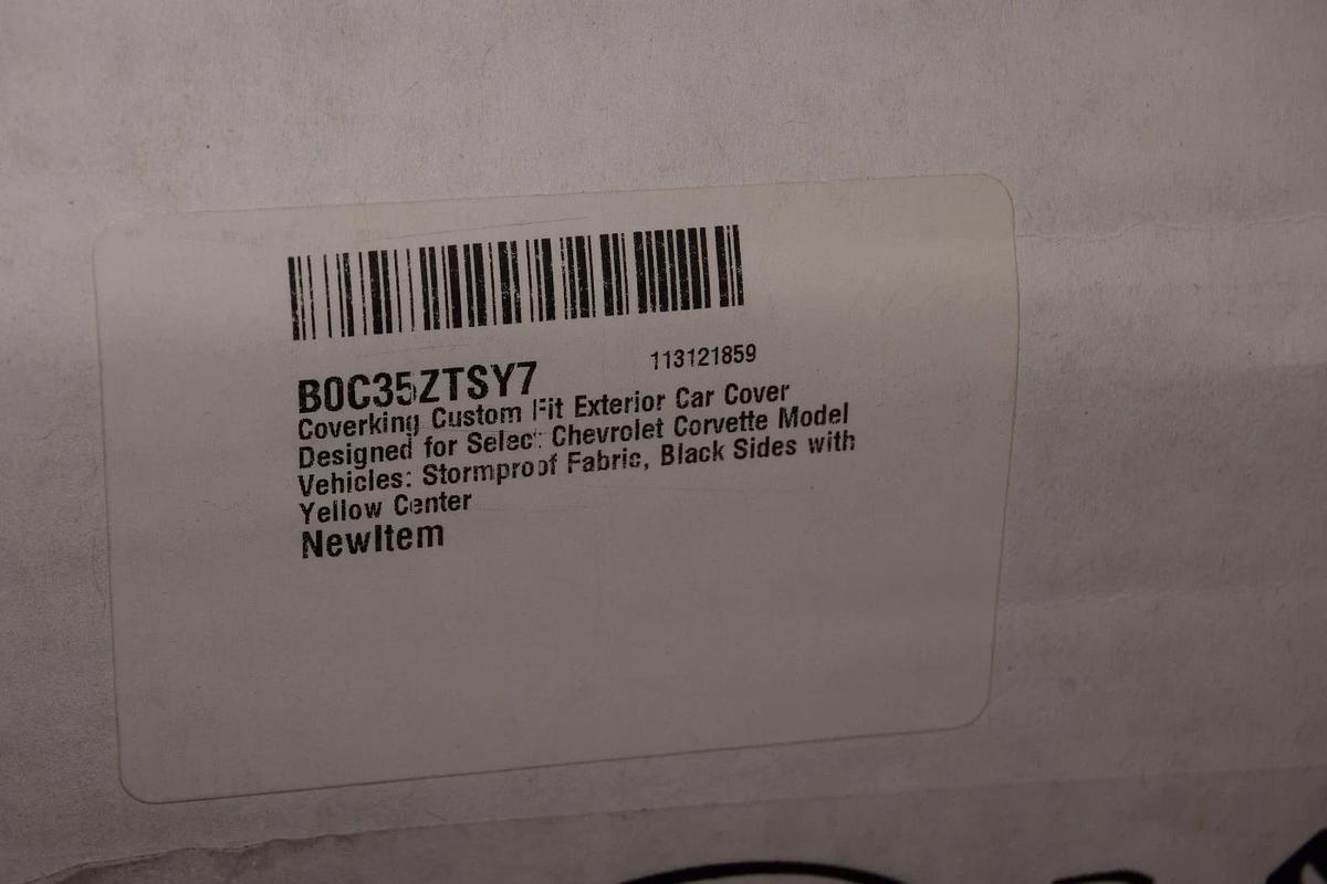 Coverking Custom CVC3SP293CH101-59 Exterior Car Cover Chevrolet Corvette Yellow